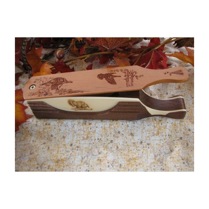 Turkey Box Call With Handle Half Moon | Turkey Hunting