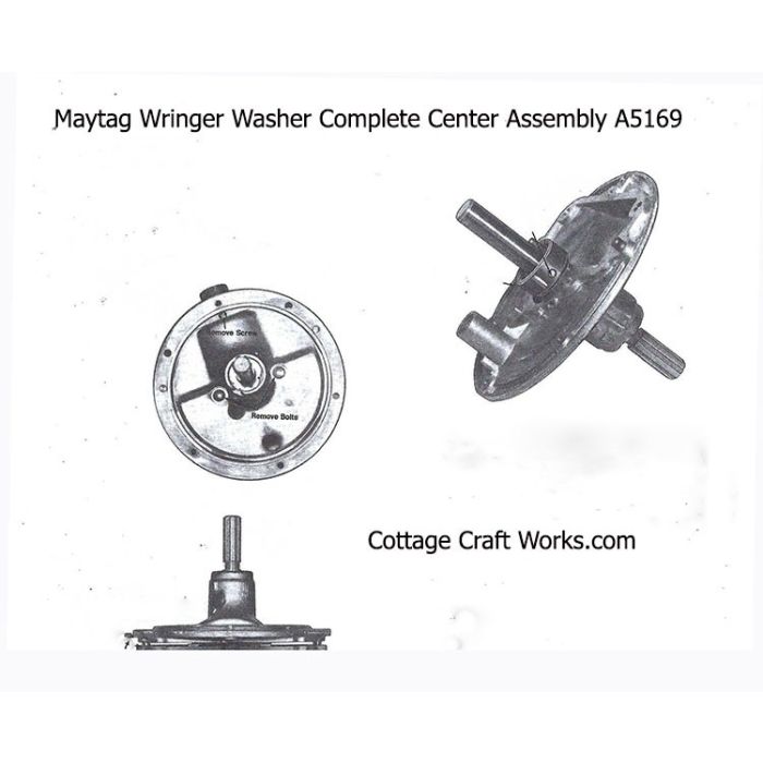 Maytag Wringer Washer Replacement Center Plate Assembly