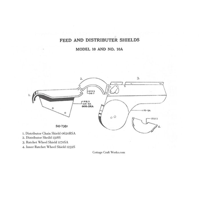 New Idea 10-8 Manure Spreader Shields