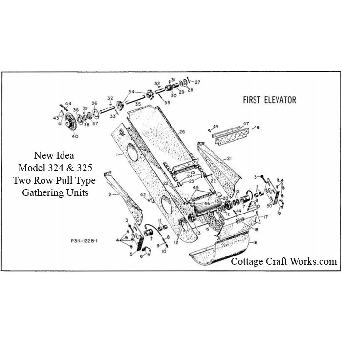 New Idea 324, 325 Corn Picker First Elevator