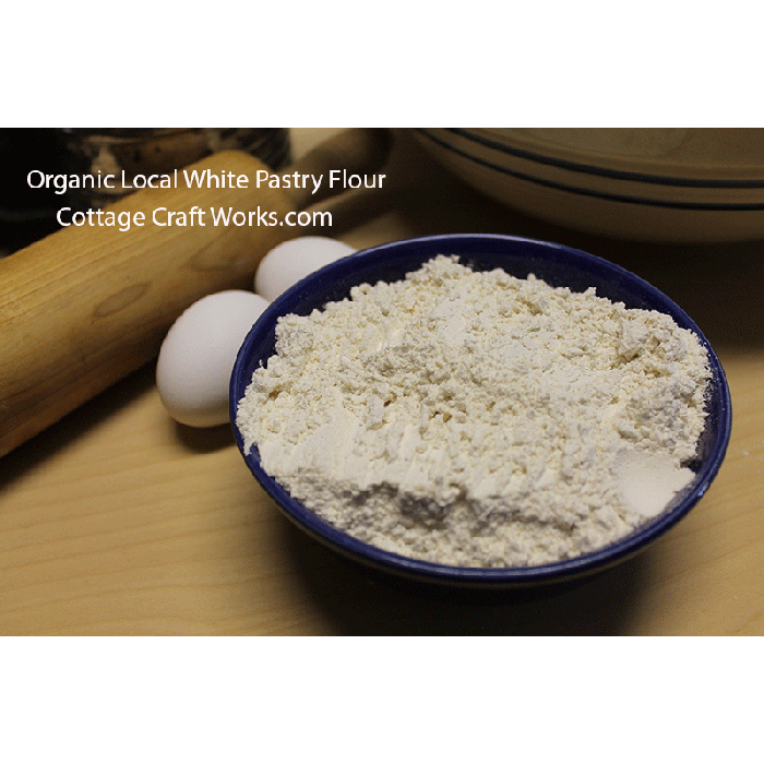Organic Local White Fine Pastry Flour