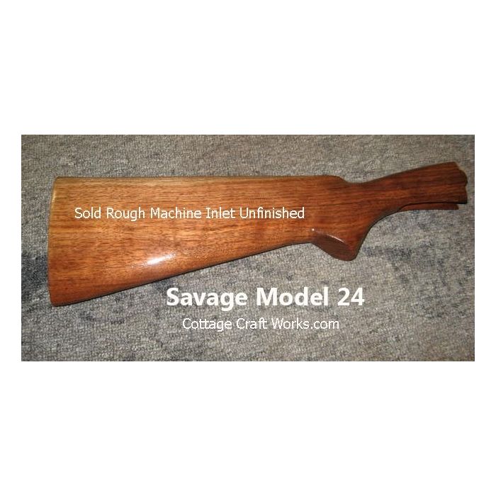Savage Model 24 Walnut Stock