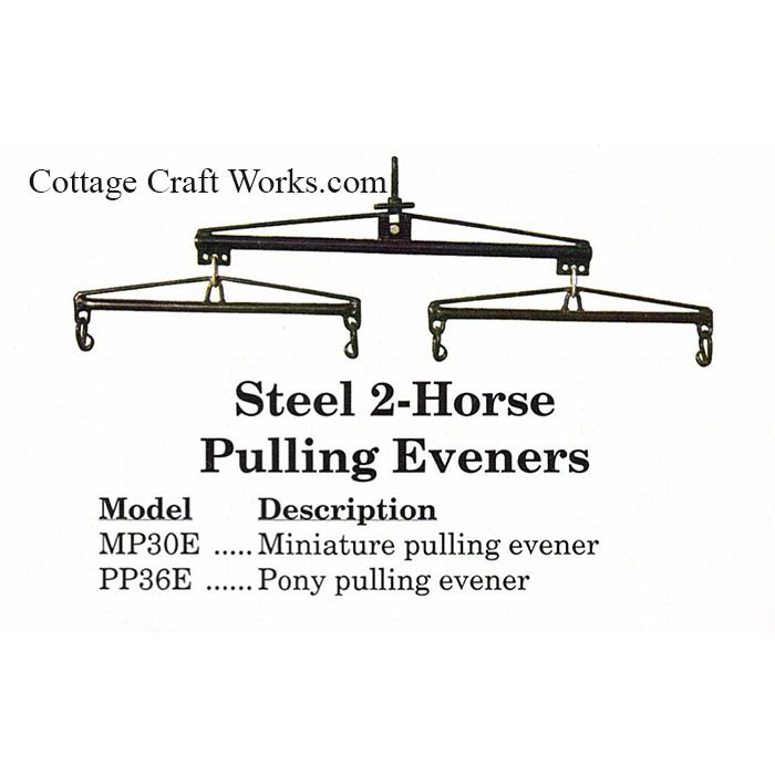 Steel Pipe 2 Pony Pulling Evener 