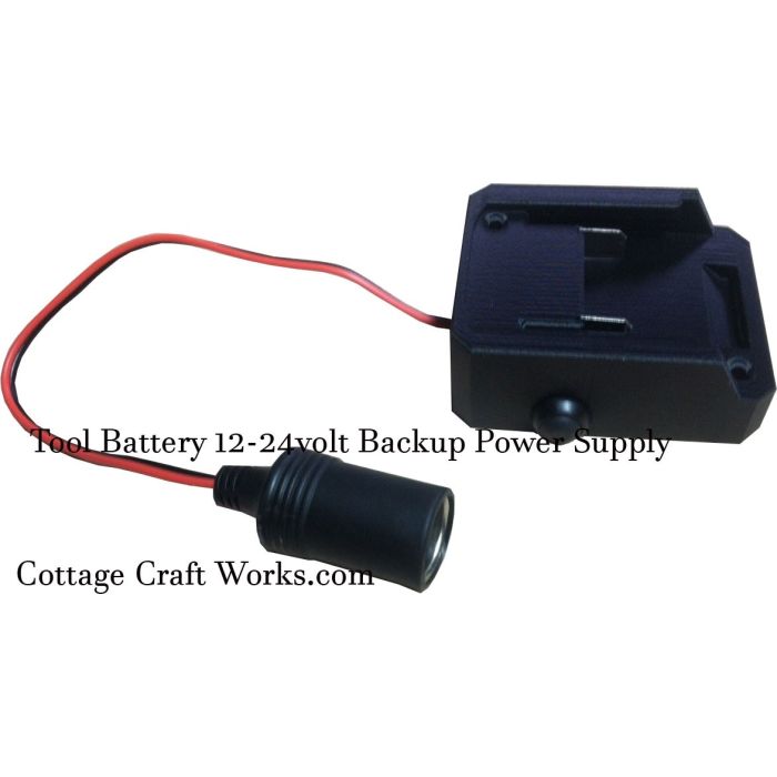 Tool Battery Adapter Auxiliary 12-24V Power Supply