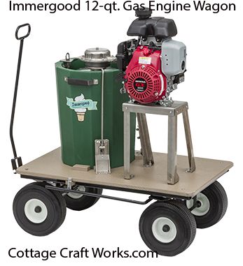  Immergood 12-qt Gas Motor Wagon Mounted Freezer