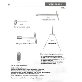 Maytag Wringer Washer Repair Tools