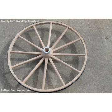 20" Wood Spoke Wagon Wheel