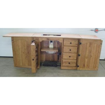 Amish Furniture-Sewing Machine Cabinet 