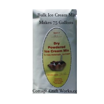 Dry Powder Ice Cream Mix | 75 Gal. Bulk Mix