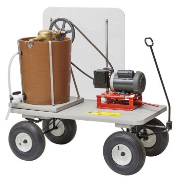 Country 20-qt Wagon Mount Electric Ice Cream Freezer