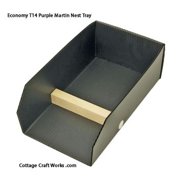 T-14 pull-out economy PVC nest trays 14 pack for Purple Martin house