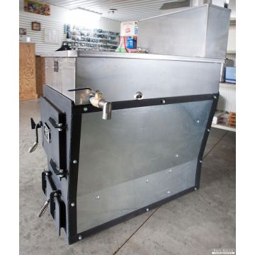 2x3 wood-fired maple syrup evaporator for 35 taps – Cottage Craft Works Hobby model