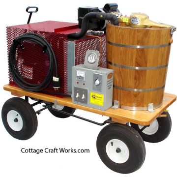 Ice Free Country Wagon Mounted 20-qt Ice Cream Freezer