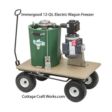 Immergood 12-qt Electric Wagon Mounted Freezer
