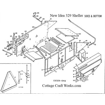 New Idea 329 Sheller Unit Parts