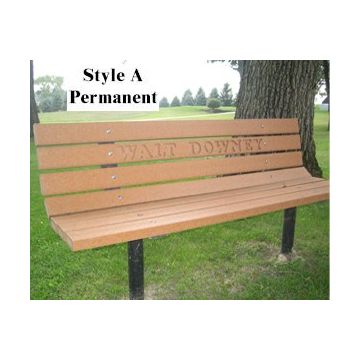 Park Bench-Heavy Duty With In ground Post
