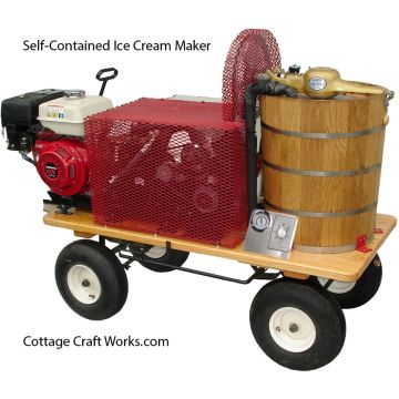 Gas Engine Powered Iceless Ice Cream Freezer