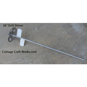 Dairy-Liquids Stainless Drill Powered Stirrer, Mixer  