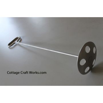 Dairy-Liquids Stainless Hand Stirrer, Mixer, Plunger  