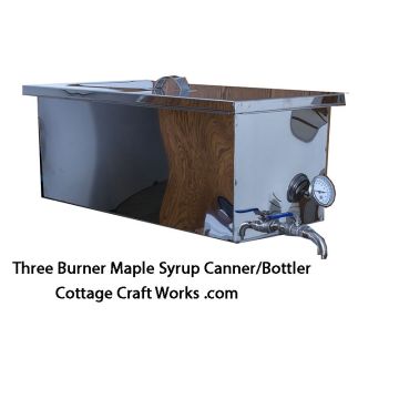 Maple syrup finisher canner bottler stainless steel hobby farm equipment