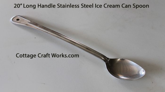 Stainless 20 Inch Ice Cream Freezer Spoon